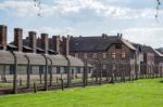 Auschwitz Concentration Camp In Oswiecim Poland Stock Photo