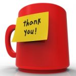 Thank You Represents Many Thanks 3d Rendering Stock Photo