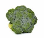 Fresh Broccoli Isolated On The White Background Stock Photo