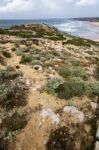 Beautiful Coastline Of Sagres Stock Photo