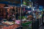 Street Vendor In Bangsaen Chonburi Stock Photo