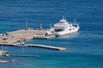 View Down To Palau Harbour In Sardinia Stock Photo