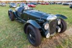 Vintage Bentley Parked At Goodwood Stock Photo