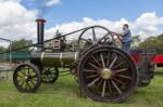 Rudgwick, Sussex/uk - August 27 : Traction Engine At Rudgwick St Stock Photo