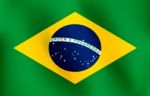 Flag Of Brazil -  Illustration Stock Photo