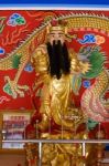 Chinese God Of Wealth Rich And Prosperity Stock Photo