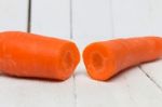 Fresh Carrot Vegetable Sliced Stock Photo