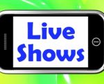 Live Shows Performance Music Songs Or Talent Stock Photo