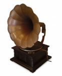 Old Gramophone Stock Photo