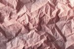 Pink Champagne Crumpled Glitter Paper Background Stock Photo