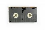 Back Of Video Tape Stock Photo