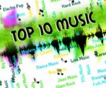 Music Charts Indicates Sound Track And Melodies Stock Photo