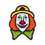 Circus Clown Mascot Stock Photo
