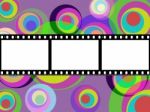 Filmstrip Copyspace Indicates Color Colour And Multicoloured Stock Photo