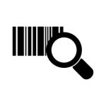 Barcode With A Magnifier Business Symbol  Icon  Illustrati Stock Photo