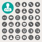 Medical Icons Set,illustration Stock Photo