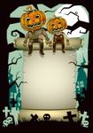 Mr Pumpkin Halloween Mask Stock Photo