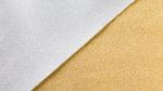 Gold And Silver Glitter Paper Background Stock Photo