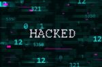 2d Illustration Hacked Data Online Code Background Stock Photo