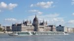 River Cruise Along The Danube River In Budapest Stock Photo