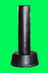 Black Punching Bag For Boxing Or Kick Boxing Sport Isolated On G Stock Photo