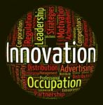 Innovation Word Shows New Idea And Improve Stock Photo