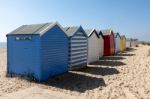 Southwold, Suffolk/uk - June 2 : Colourful Beach Huts In Southwo Stock Photo