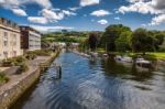 The River Dart At Totnes Stock Photo