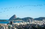 Rio De Janeiro, Sugarloaf Mountain Stock Photo