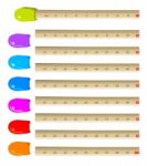 Matches Measure Ruler Element Design [w] Stock Photo