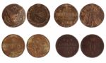 Antique Coins Of Russia 1773-1841 Years Stock Photo