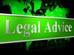 Legal Advice Means Judgment Solution And Court Stock Photo