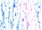 Vertical Rain Water Drops With Light Leak Illustration Backgroun Stock Photo