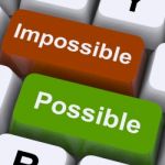 Possible And Impossible Keys Stock Photo