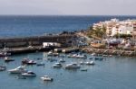 San Juan Harbour In Tenerife Stock Photo