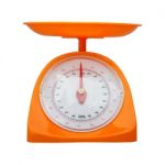 Weight Measurement Balance Isolated White Background Stock Photo