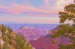 Sunset At The North Rim Of The Grand Canyon Stock Photo