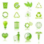 Recycle Icons Stock Photo