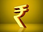 Indian Rupee Concept Stock Photo
