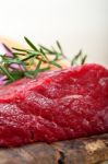 Fresh Raw Beef Cut Ready To Cook Stock Photo