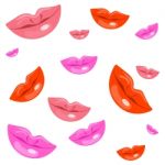 Lady Lips Stock Photo