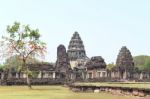 Prasat Hin Phi Mai, Historical Park Phimai Khmer Sanctuary Stock Photo
