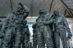 Philip Jackson's Sculpture Commemorating Raf Bomber Command In L Stock Photo