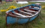 Old Rowing Boat Stock Photo