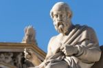 Classic Plato Statue Stock Photo