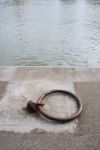 Mooring Ring (water View) Stock Photo