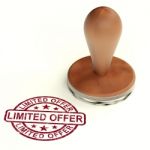 Limited Offer Stamp Stock Photo