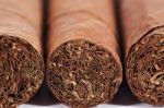 Genuine Cuban Cigars Stock Photo
