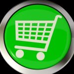 Shopping Cart Icon Or Button Stock Photo