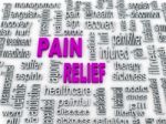 3d Pain Relief Concept Illustration Design Stock Photo